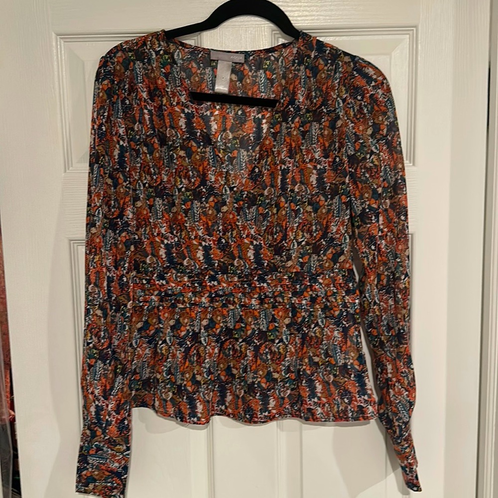 Aqua luxe blouse size small